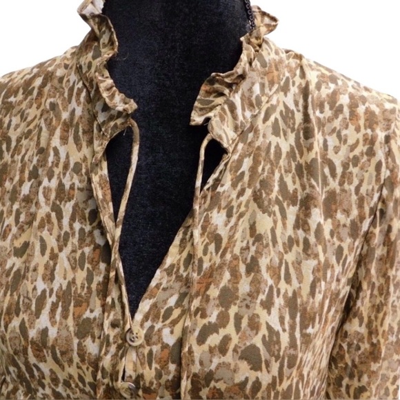 Anthropologie Leopard Print Tunic - Picture 4 of 7